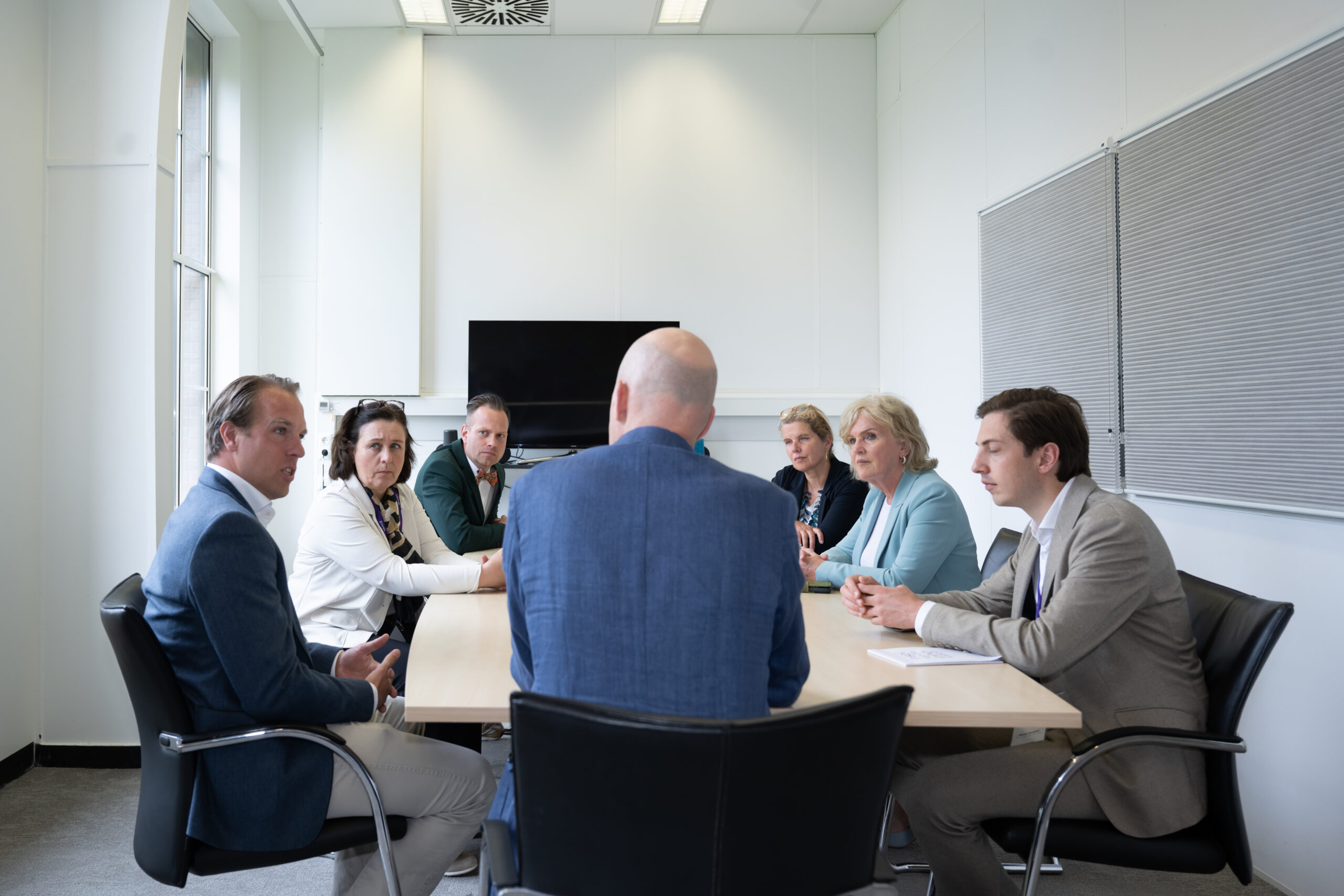 Dutch Minister for Medical Care Pia Dijkstra and her colleagues Karla Van Rooijen and Maarten Hazewinkel visited Pivot Park on Wednesday 15 May 2024.